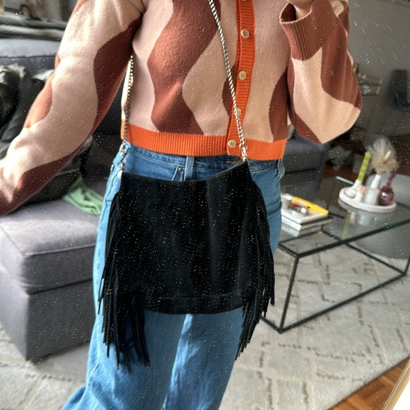 Black fringe purse - Picture 3 of 3